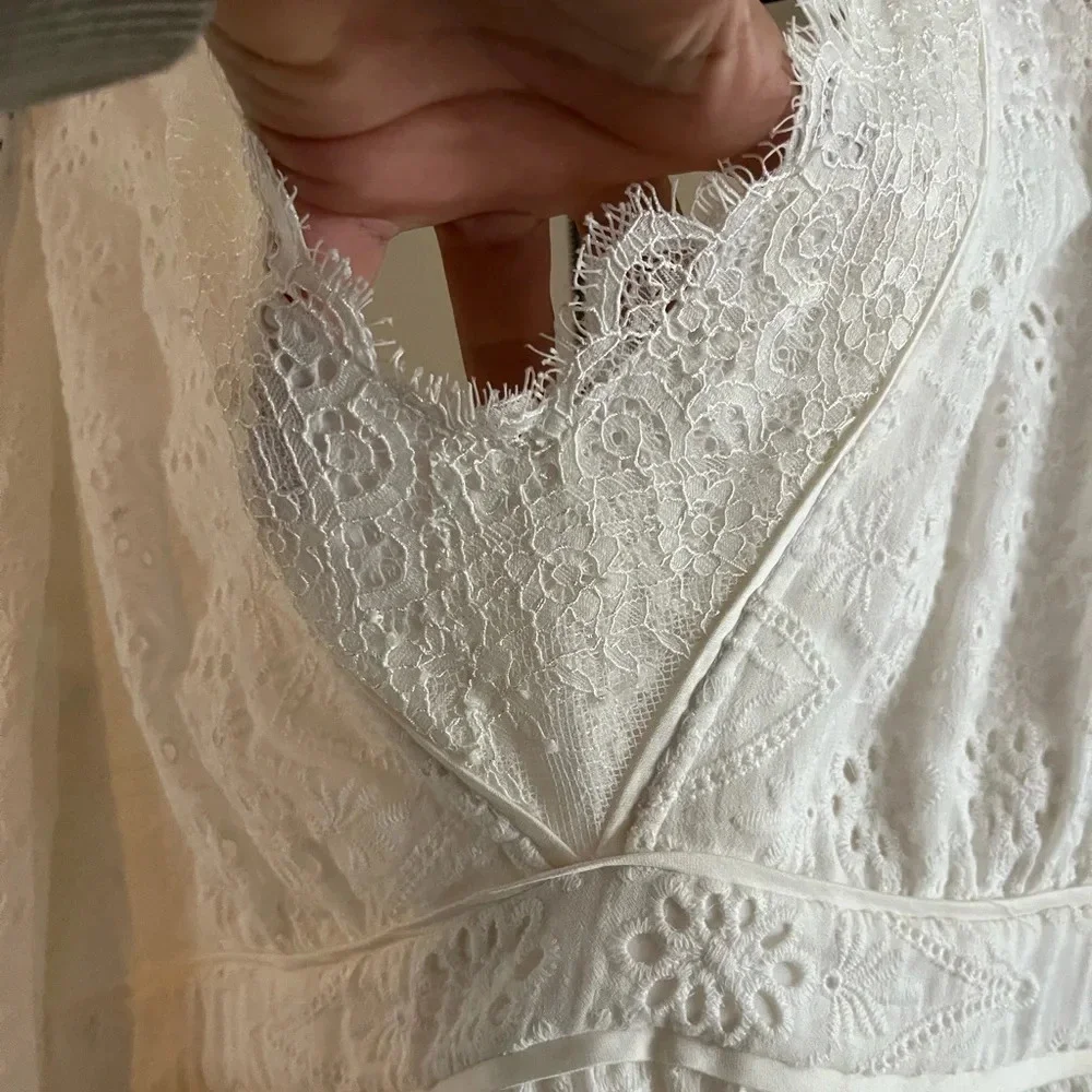 Alice + Olivia Marita Smocked Mini Dress - Picture 6 of 8